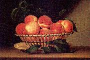 Peale, Raphaelle Bowl of Peaches France oil painting artist